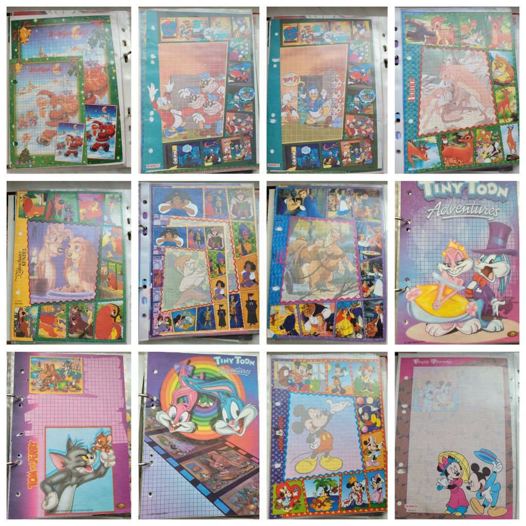 Karteczki Disney i inne kolekcjonerskie lata 90