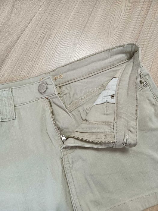 Mini spódniczka jeansowa beżowa Sirens