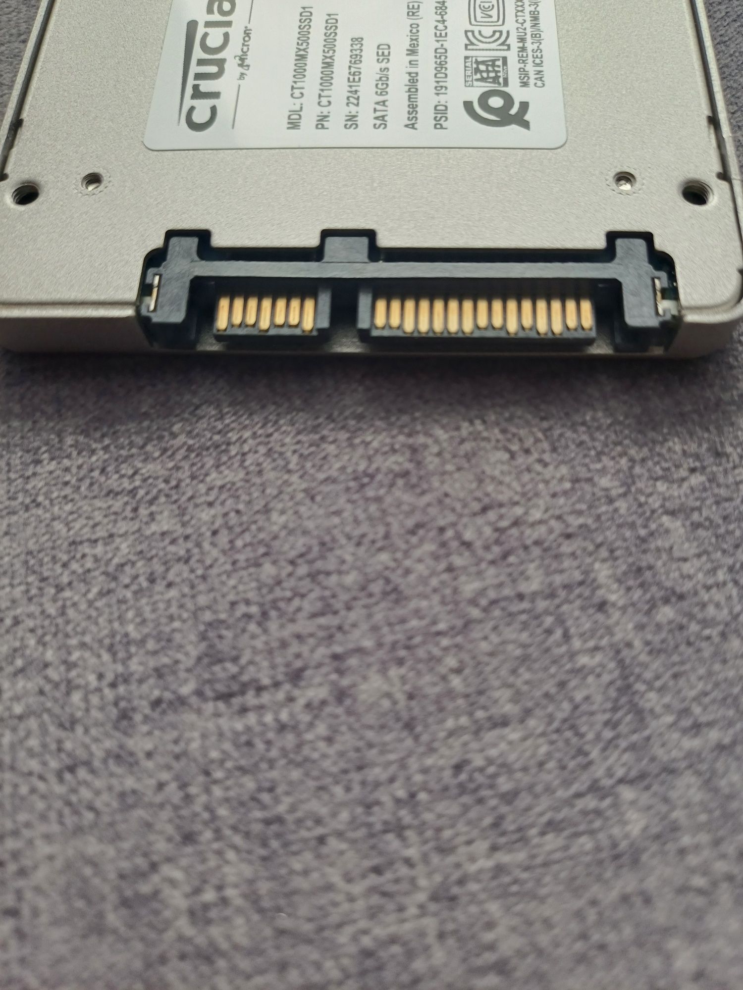 Dysk SSD CRUCIAL MX 2.5″ 1 TB SATA III (6 Gb/s)