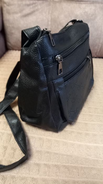 Сумка на плече чорна