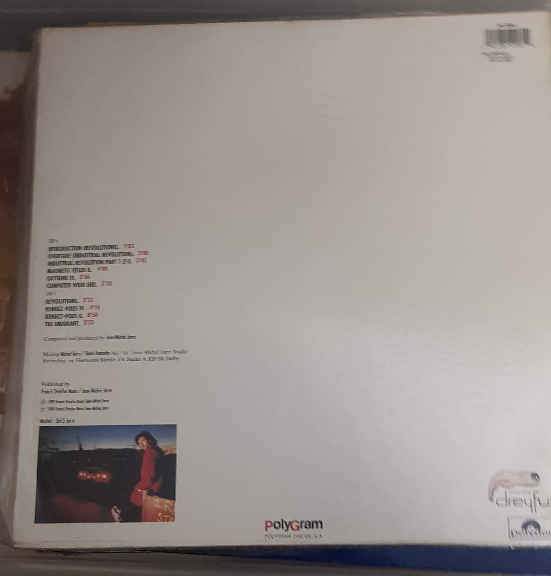 Disco vinil "Live" Jean-Michel Jarre