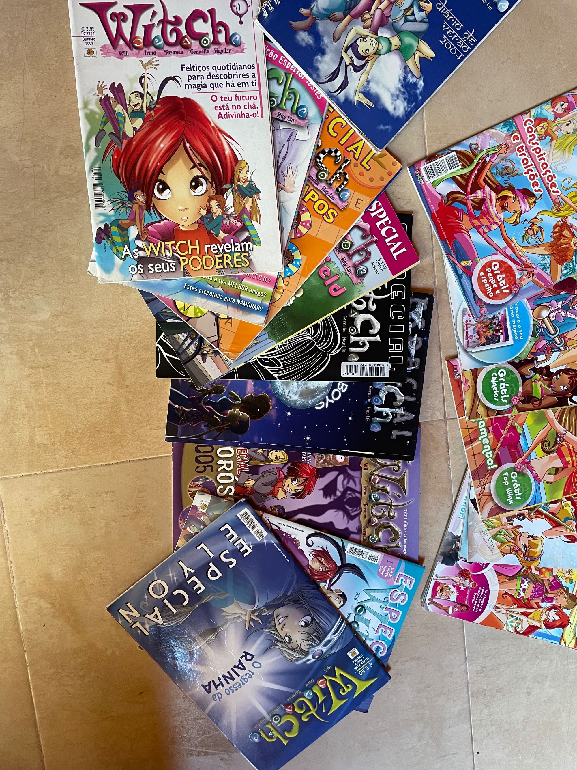 Coleção revistas winx/ witch/ fadas