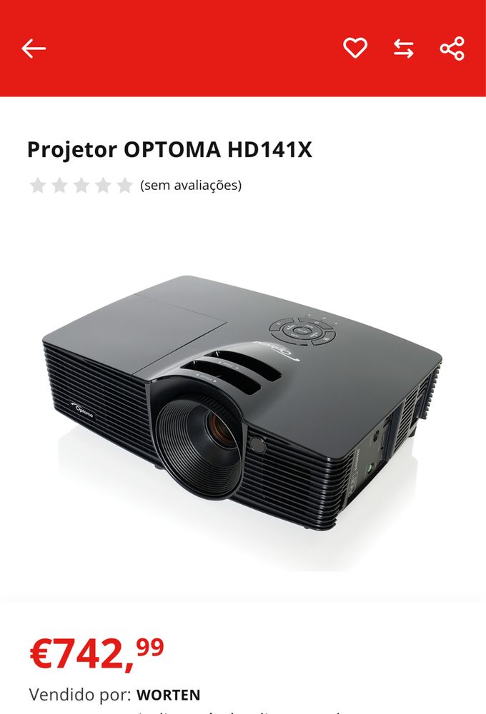 Projetor Optoma HD141X