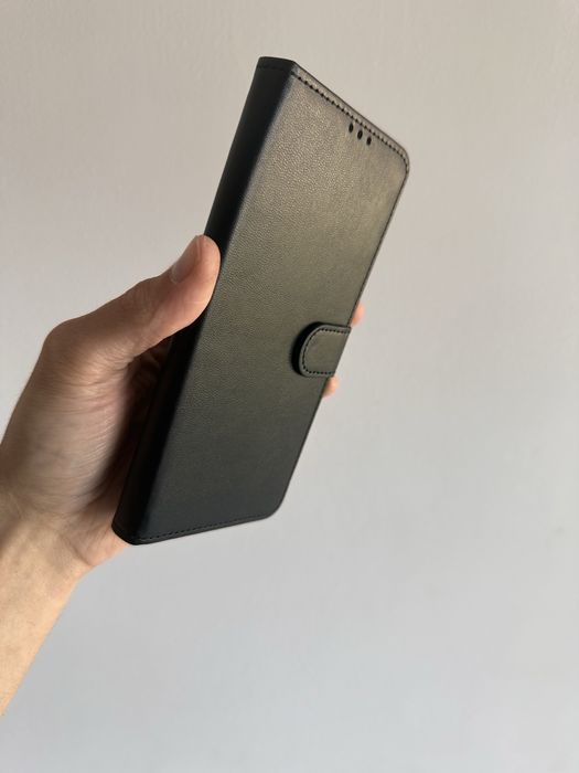 Etui z klapką zamykane czarne do MOTOROLA MOTO G15 / G15 POWER