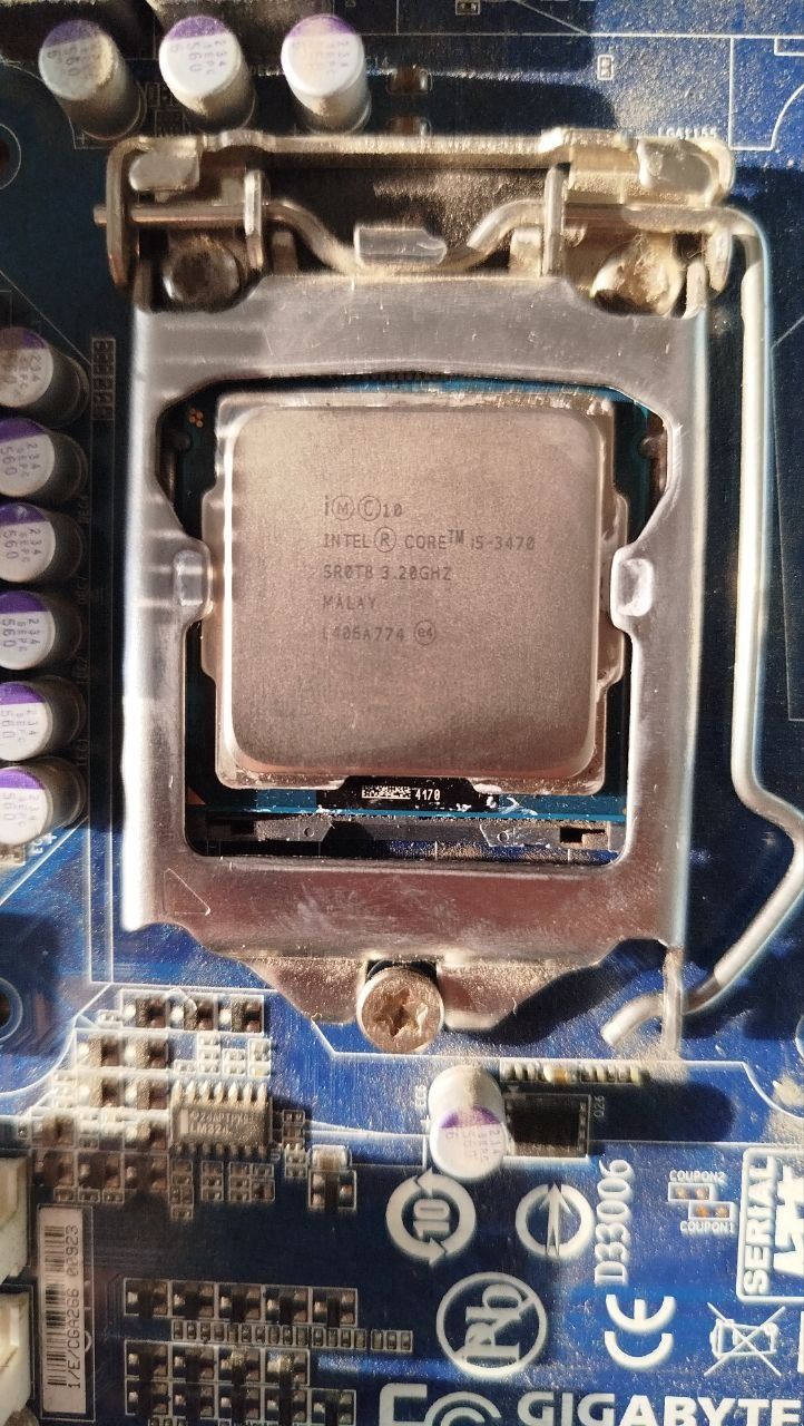 Материнська плата gigabate ga-b75m-d3v.  I5-3470