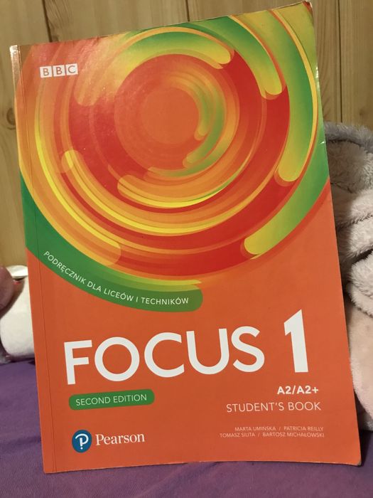 Focus 1, Podrecznik dla liceów, poziom A1/B1 NOWA KSIAZKA NIE UZYWANA