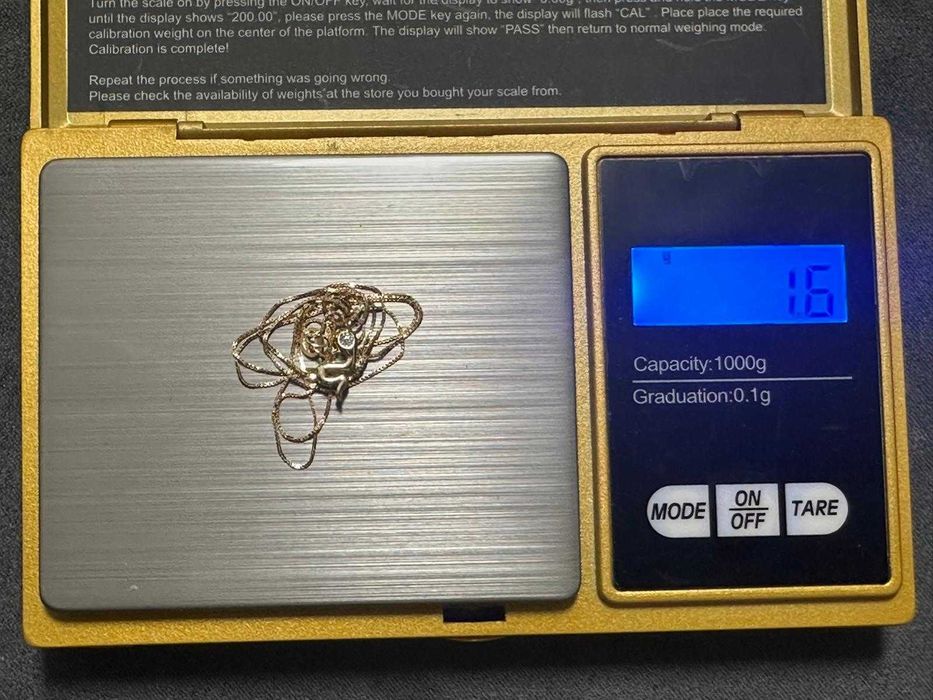 Colar - Serpente com diamante - 18 K  - 0.01ct. tw. Diamante (Natural)