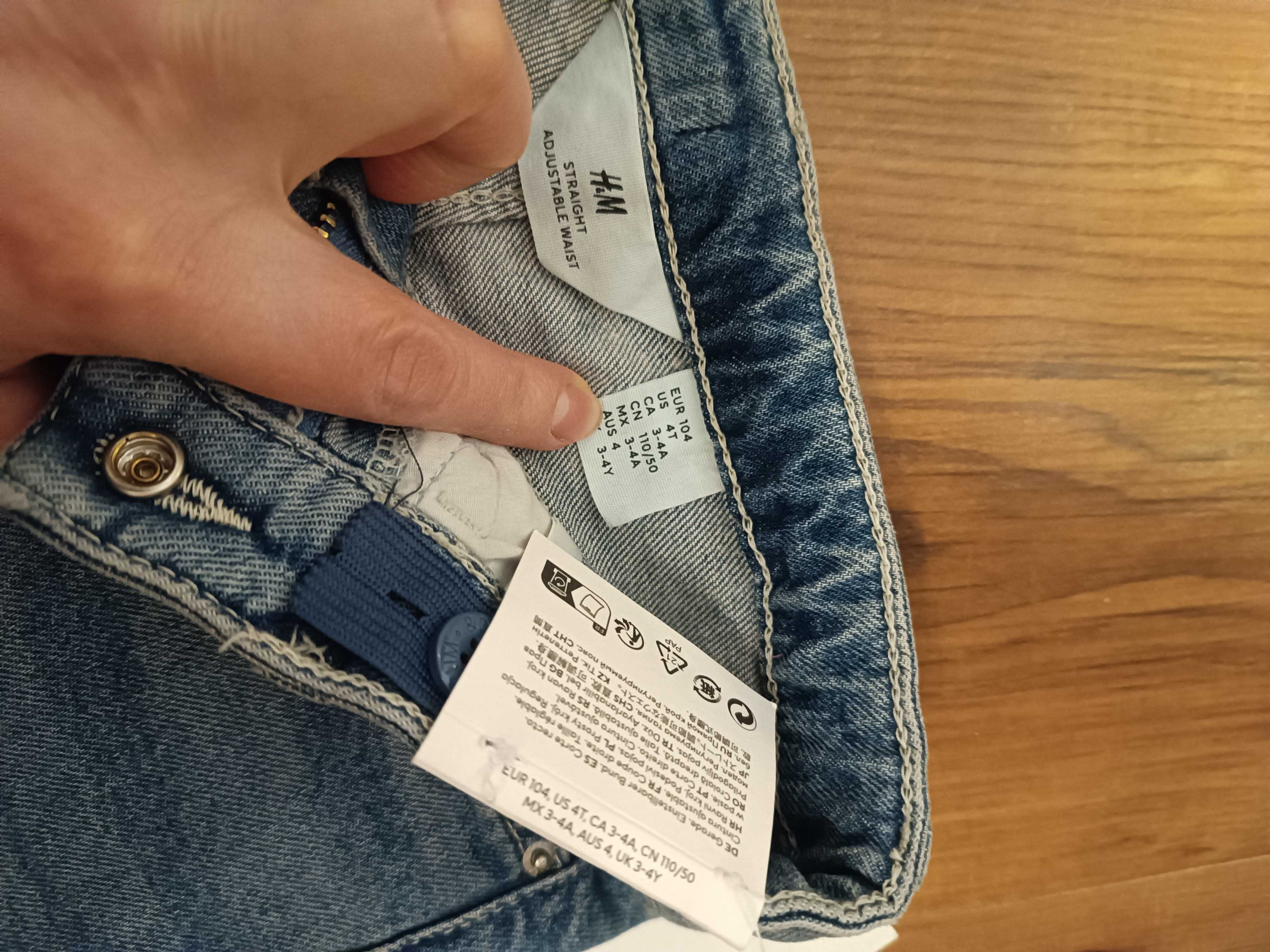 Spodnie dziewczęce H&M r. 104 NOWE