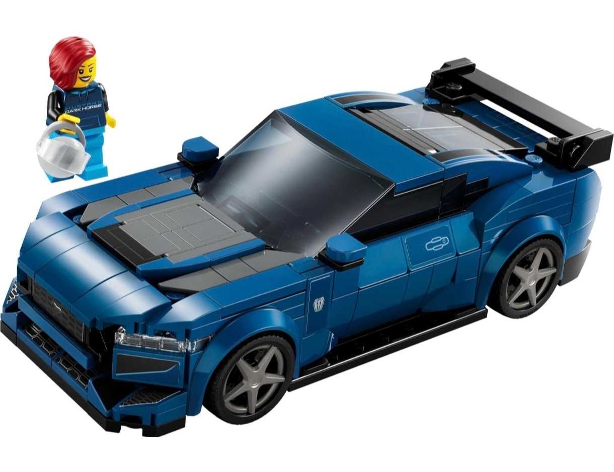 Klocki Model Ford Mustang Dark Horse Prezent Samochód LEGO Speed Auto