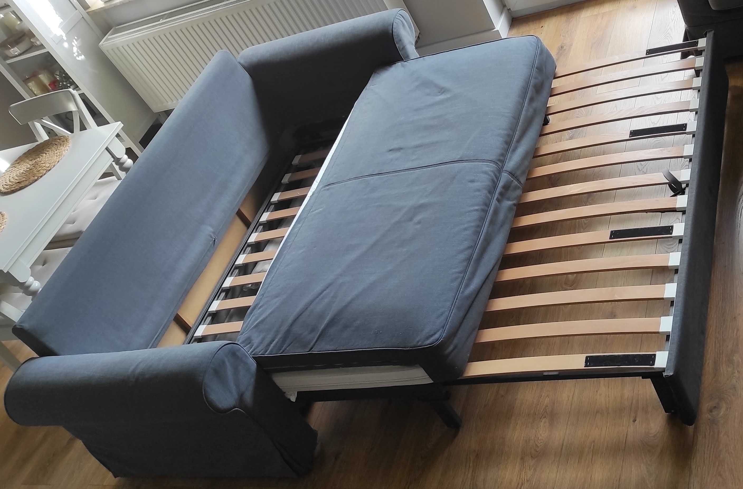 Sofa trzyosobowa rozkładana Ikea, idealna