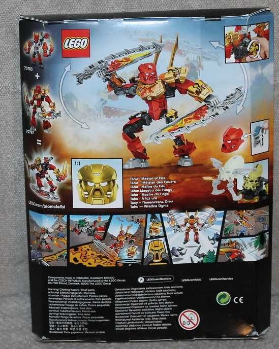 Lego Bionicle 70787 TAHU Władca ognia NOWY 24h