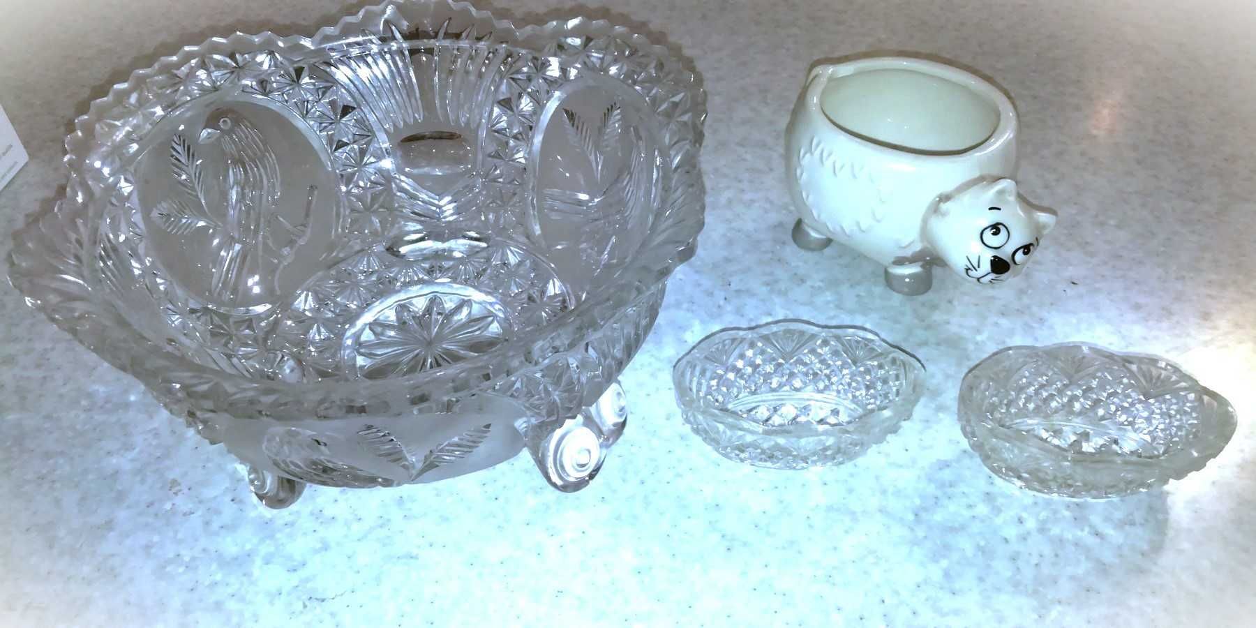 Хрусталь салатник сільниця  сахарниця.НОВА Пароварка PENSOFAL кастрюля