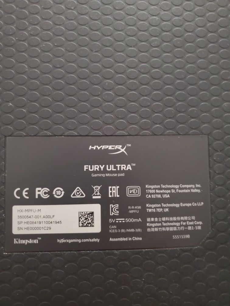 HyperX Fury Ultra  Podkładka pod mysz
4,5/5