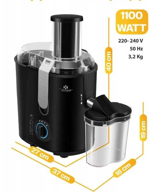 Sokowirówka Wyciskarka do warzyw owoców 1100W