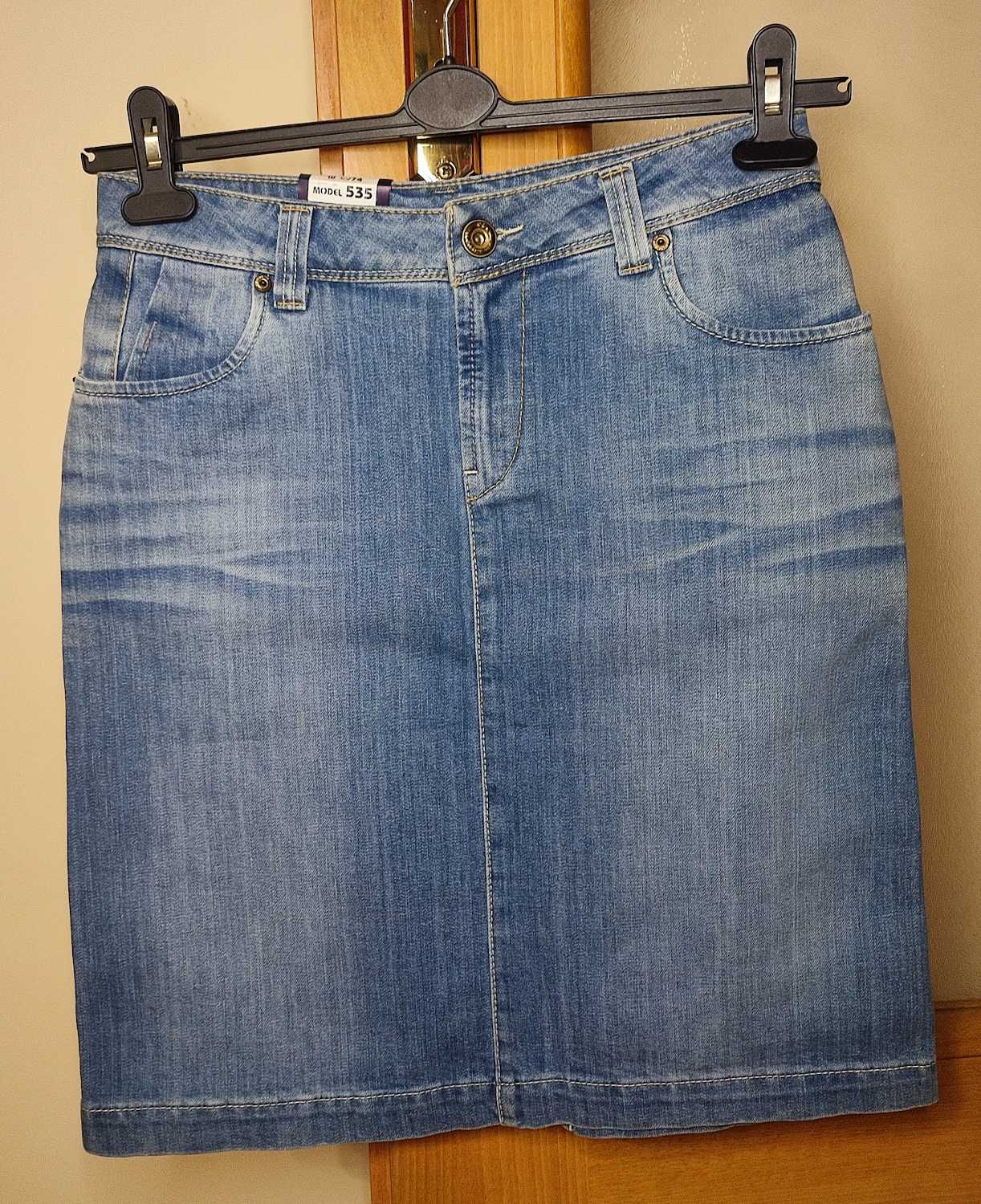Spódnica dżinsowa jeansowa 30 M 38 All american Yes nowa