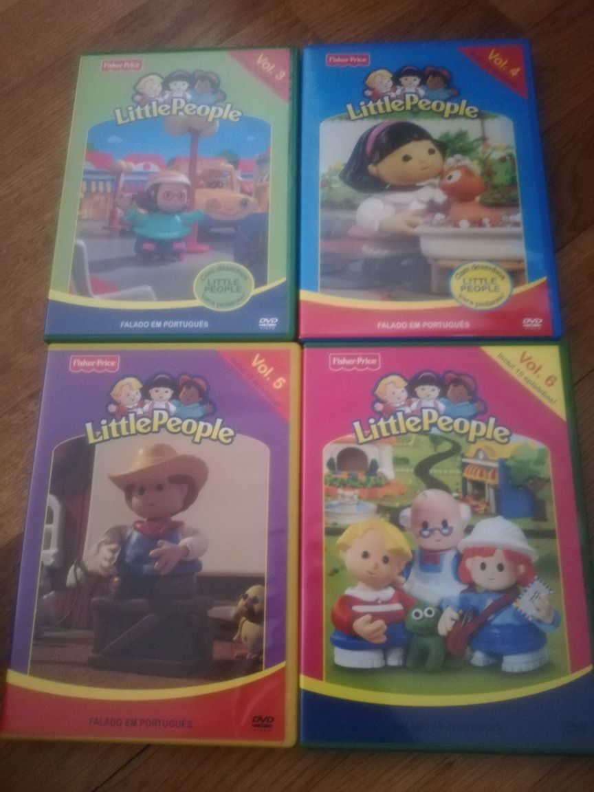 Dvds Little family 3, 4, 5 e 6