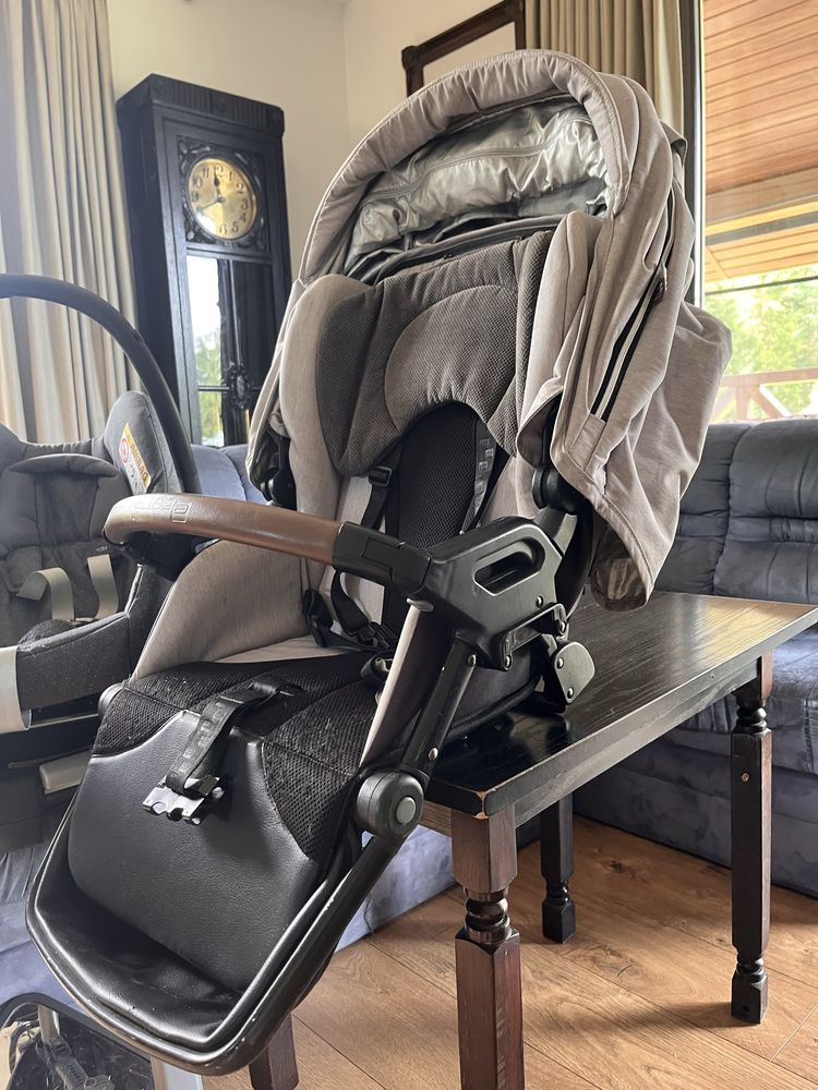 Wózek dziecięcy Espiro next 3w1 + Maxi cosi CabroFix +baza +akcesoria