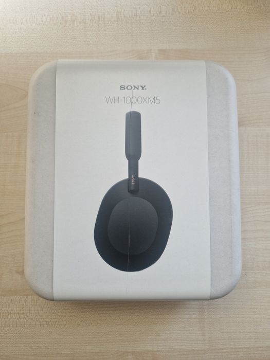 Sony WH-1000XM5 Czarne - Pełen zestaw, wzorowy stan