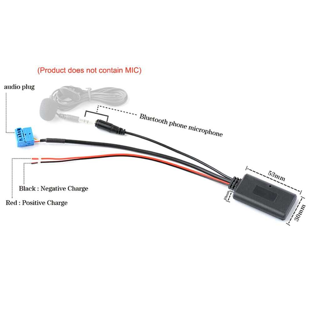 Adaptador cabo de áudio bluetooth Radio de carro volkswagen Seat Skoda