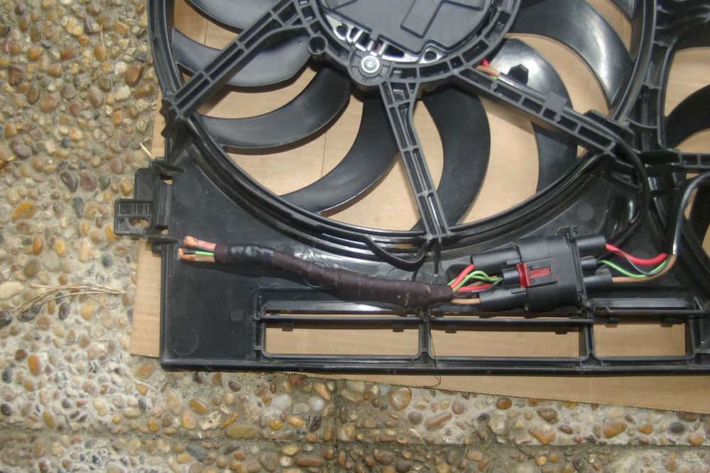Termoventilador + Radiador AC para Audi, VW, Seat, Skoda 2013+