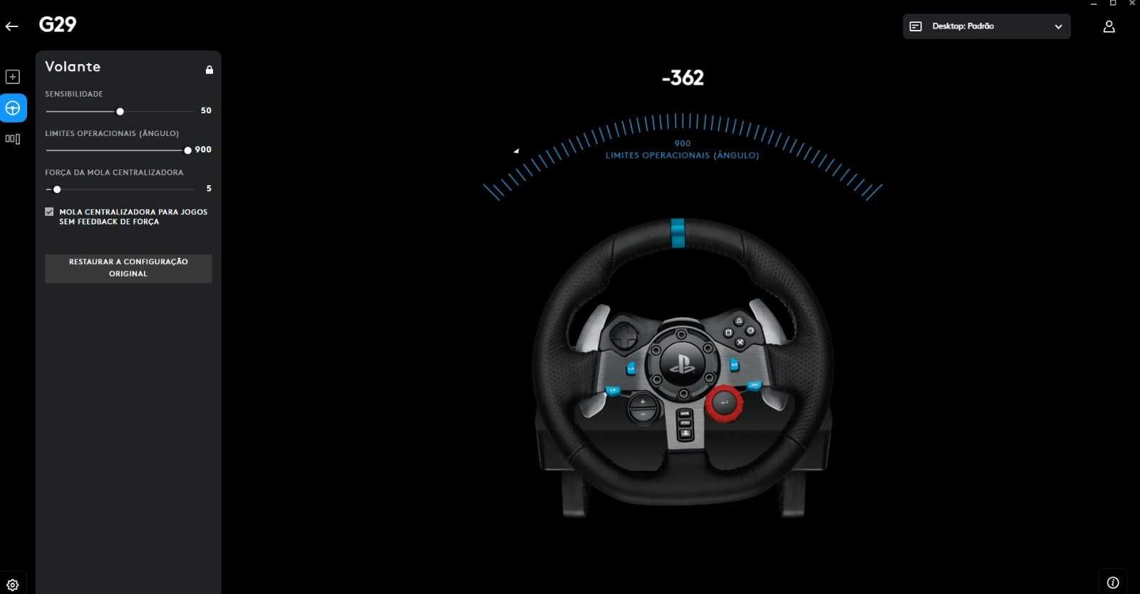 Volante Logitech G29 (Como novo)