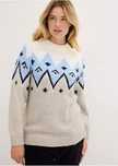 B.P.C sweter damski z norweskim wzorem r.56/58