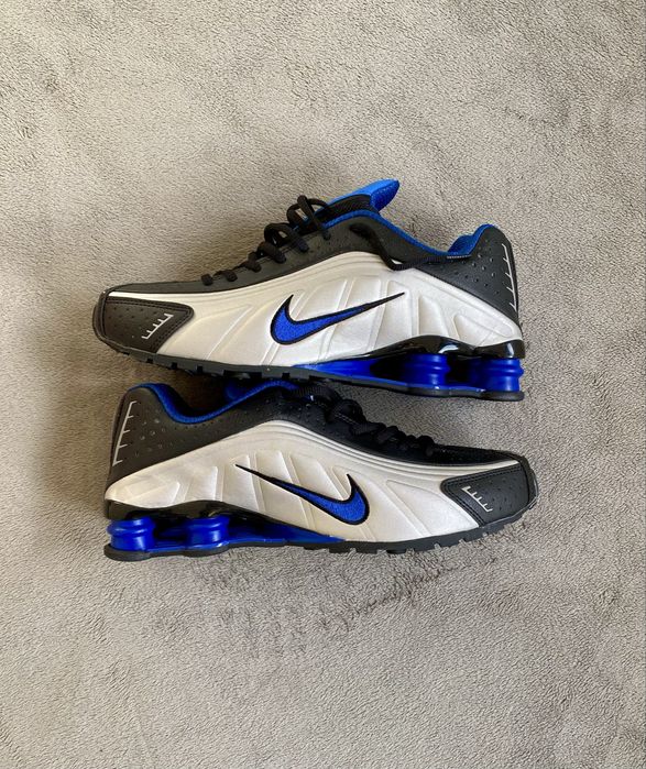 Nike Shox R4 Prata-Azul