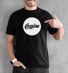 Nowa Koszulka Męska T-Shirt Cocaine Pomysł na Prezent
