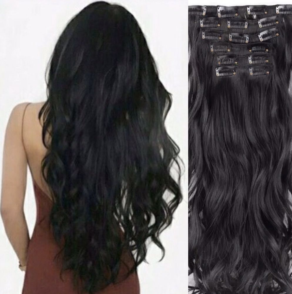 Extensões Cabelo Bandas 16 Clips Tictac Entrega imediata NOVO liso/enc