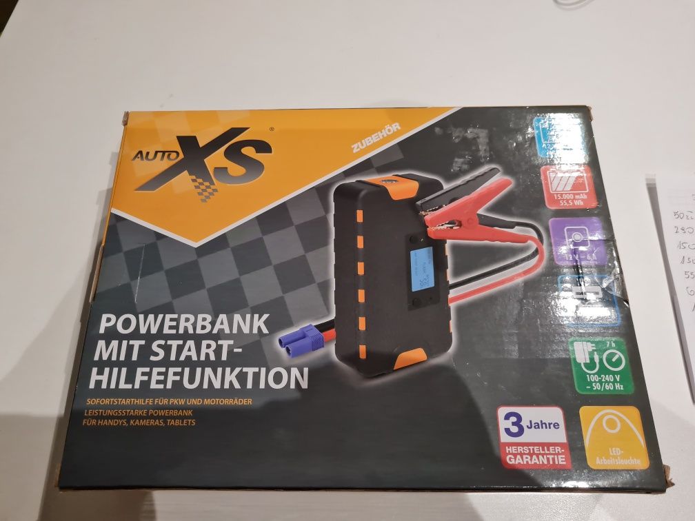 Powerbank z rozruchem