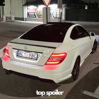 Спойлер накладка лип сабля Mercedes C w204 Мерседес 2007-2013