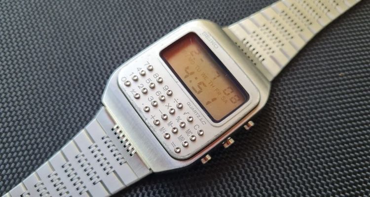 Zegarek Seiko vintage   kalkulator