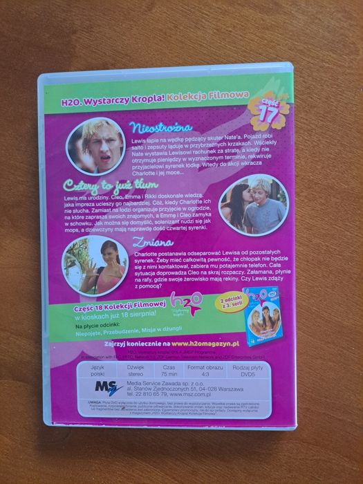 Płyta CD h2o wystarczy tylko kropla