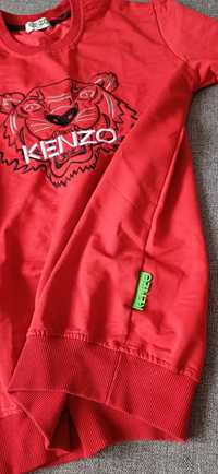 Kenzo bluza ciemna czerwień