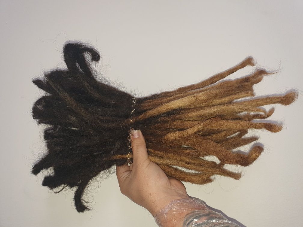 Cabelo humano rasta dreads