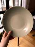 Talerze głębokie IKEA FÄRGKLAR 4 szt 23 cm Matowy zielony