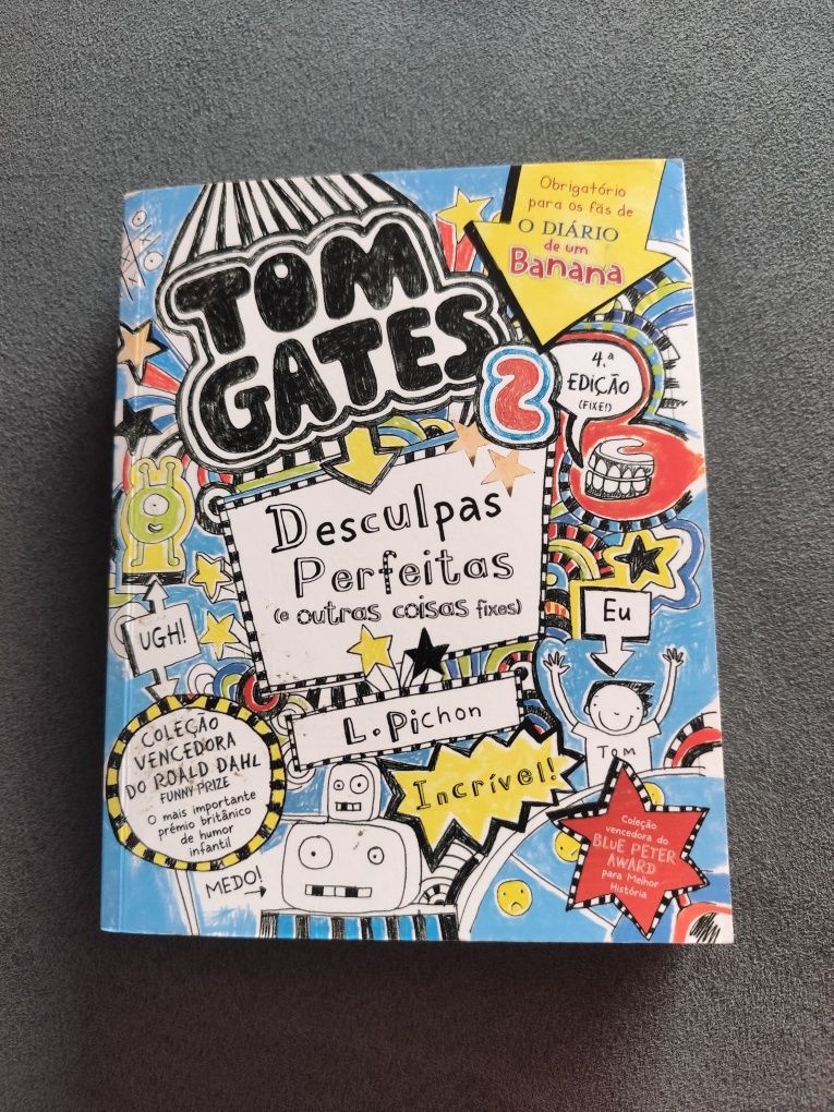 Livros 1, 2, 3 Coleção Tom Gates