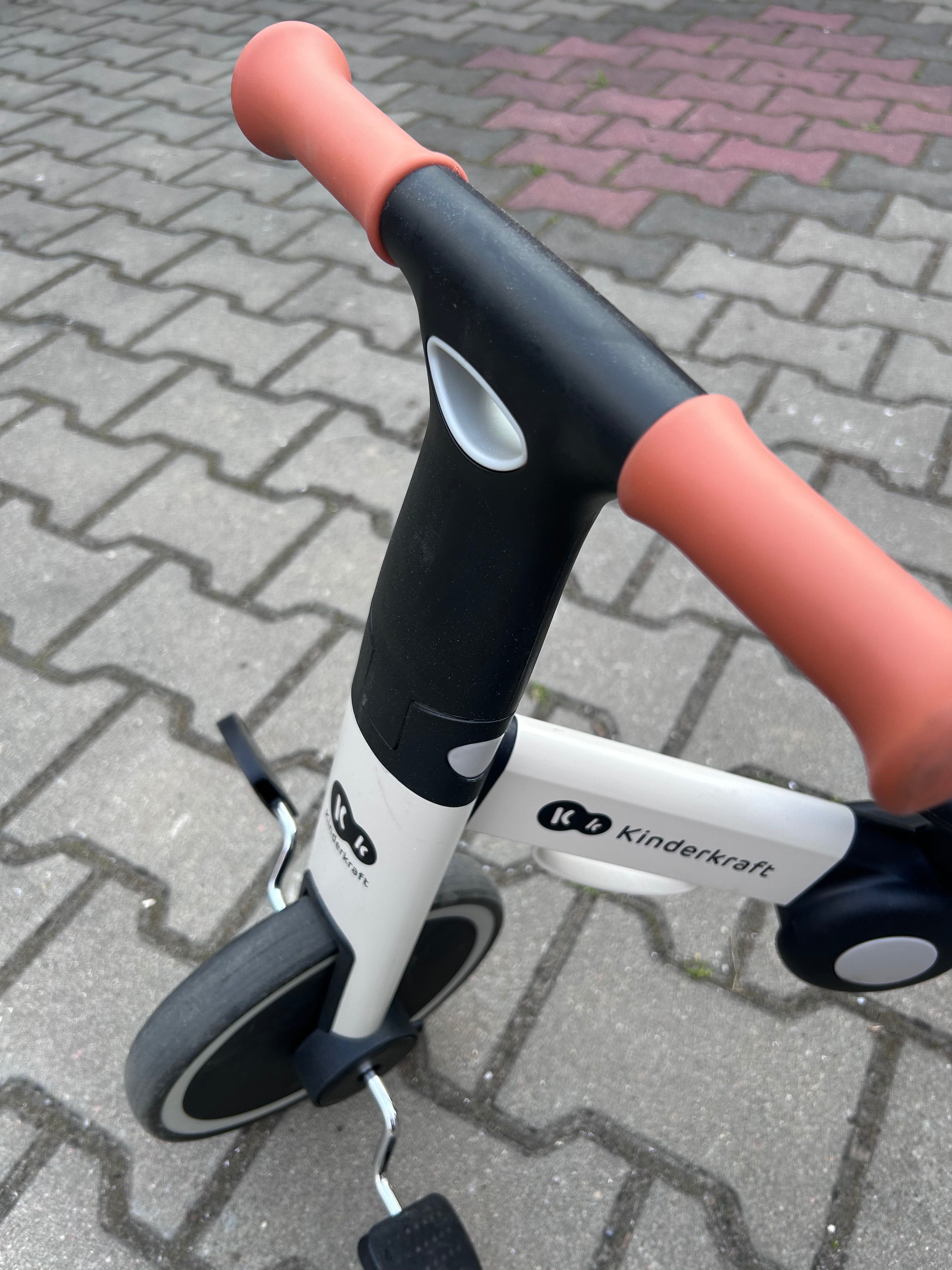 Kinderkraft rowerek trójkołowy 3 w 1 silver grey Stan idealny