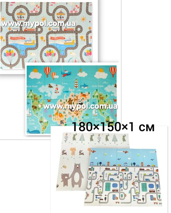 Складной коврик, складний дитячий килим, термоковрик, термокилимок