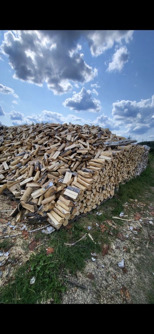 ATRAKCYJNE CENY! SUCHE Drewno kominkowe opałowe brzoza dąb grab buk