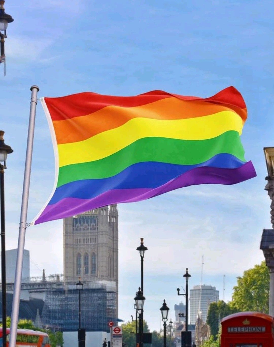 Bandeira LGBT nova embalada