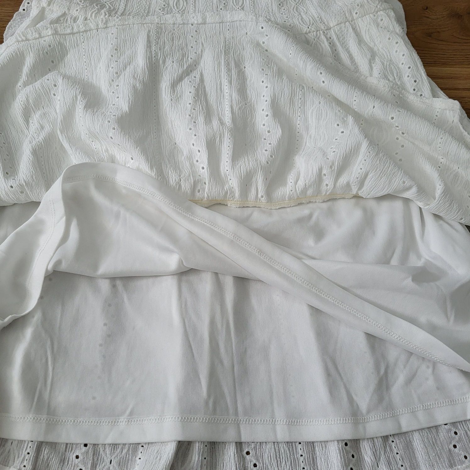 Nowa sukienka letnia r.XL Cropp, ażurowa