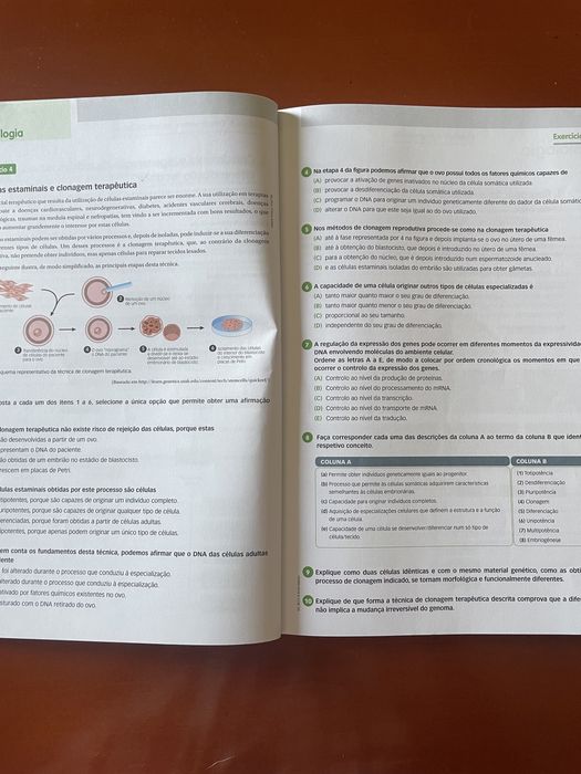 Livro exercicios de biologia e geologia 11° ano porto editora