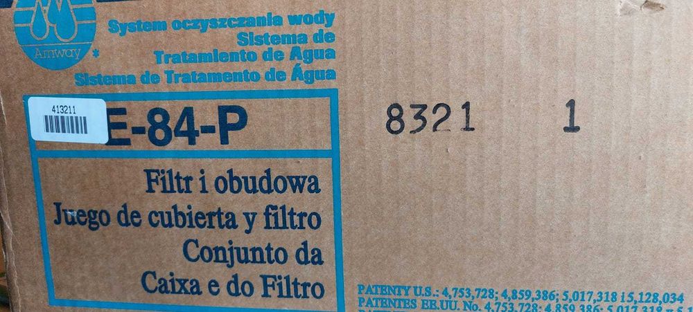 Filtro de Água Amway E-84-P + Kit E-87-P