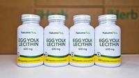 NaturesPlus Egg Yolk Lecithin, лецитин з яєчних жовтків, 600 мг, 180шт