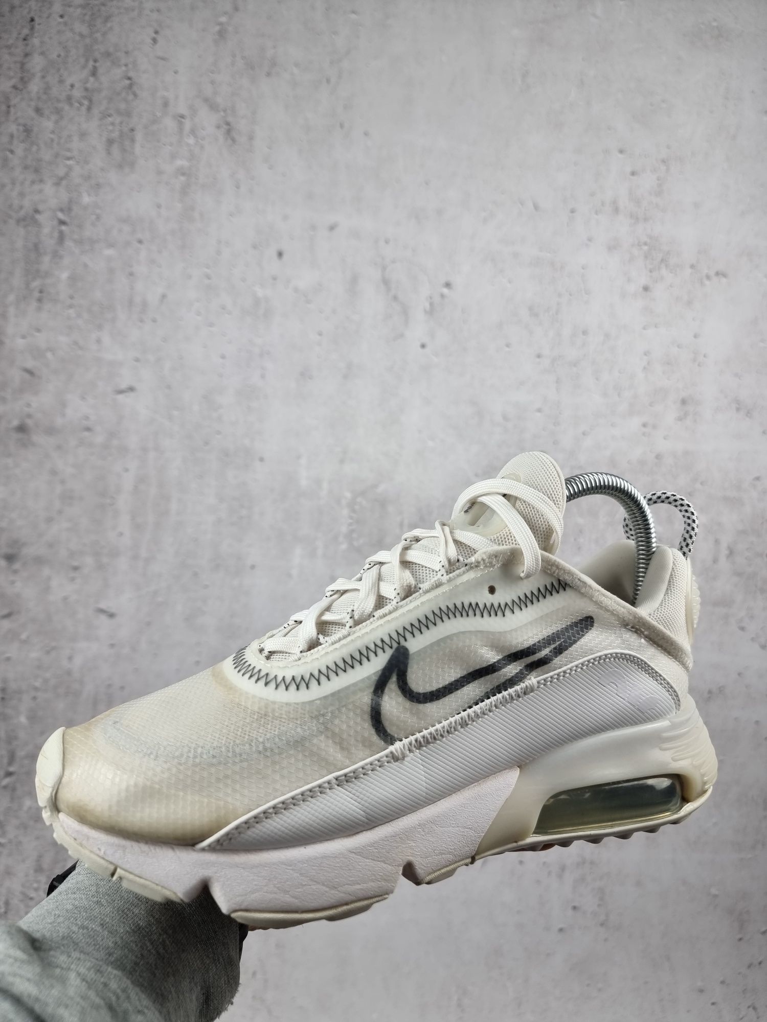 Buty Damskie Nike Air Max 38.5 Sportowe Sneakersy Białe White