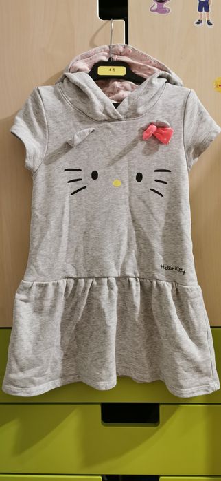 Bluza sukienka dla dziewczynki Hello Kitty roz. 110-116
