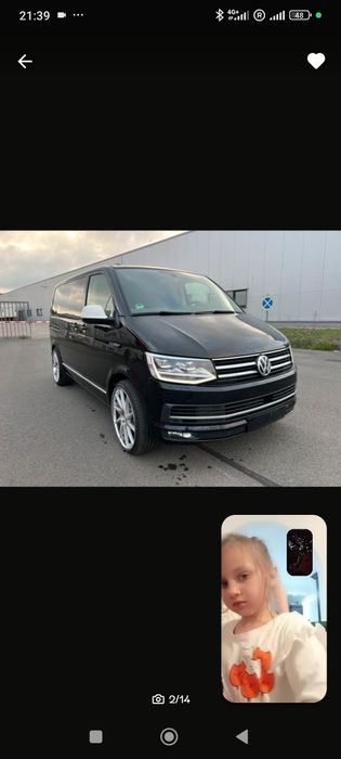 VW MULTIVAN T5/T6 2014r. 2.0 180kw 4 Motion