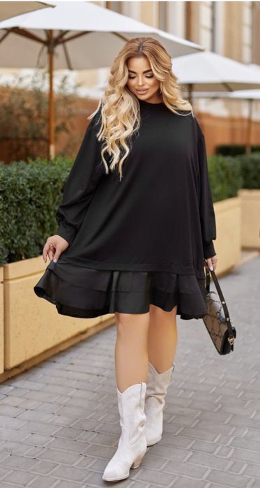 Сукня вільного кроюв стилі оверсайз