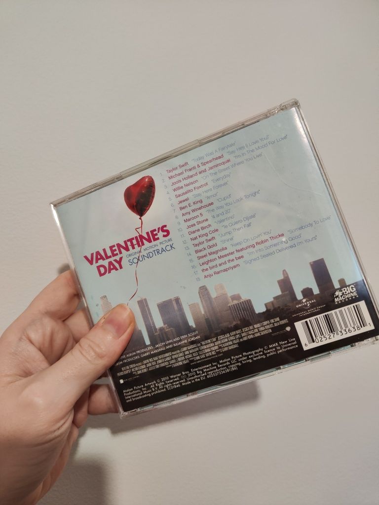 Valentines day day cd soundtrack płyta z muzyką